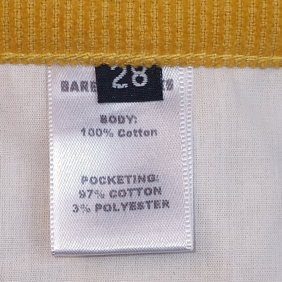 Bare Knuckles Gold Corduroy Bootcut Pants - Picture 8 of 8